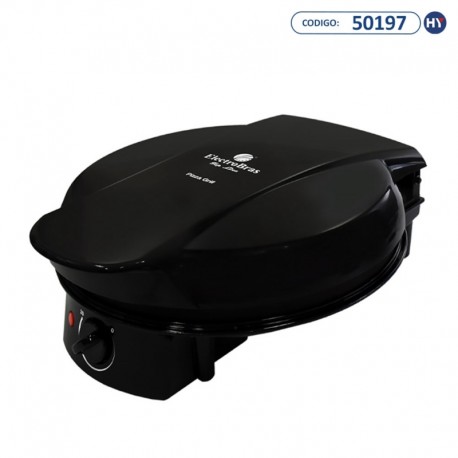 Pizzera Grill Electrobras EBPZ-01 de 1500 W 220V - Negro