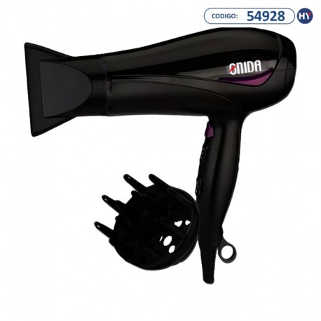 Secador de Cabelo Onida ON-093 5.500 watts Bivolt - Preto