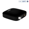 Conversor de TV Digital ISDB-T Satellite A-DTR07 Full HD con HDMI y USB Bivolt - Negro