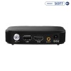 Conversor de TV Digital ISDB-T Satellite A-DTR07 Full HD con HDMI y USB Bivolt - Negro