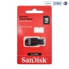 Pen Drive 16GB SanDisk Cruzer Blade SDCZ50-016G-B35 USB 2.0 - Negro/Rojo