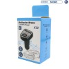 Transmisor Cargador de Auto X22 - K0035 FM/MP3/USB/BT Negro