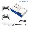 Consola Video Juego Blulory M15 Pro 4K 3D 64GB - Blanco + 2 Controles Inalámbricos