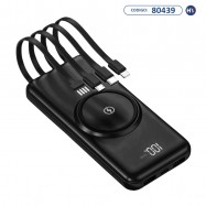 Cargador Portátil Blulory 10000 mAh P09 4-WIRE y 2-USB