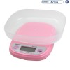 Balanza Digital de Cocina K0137 - QZ-183 hasta 5Kg - Rosado