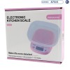 Balanza Digital de Cocina K0137 - QZ-183 hasta 5Kg - Rosado