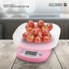 Balanza Digital de Cocina K0137 - QZ-183 hasta 5Kg - Rosado