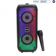 Speaker SoonBox S4420 4" (K0109) com Luzes RGB - Preto