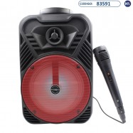 Speaker SoonBox S13 6,5"(K0105) Vermelho/Preto