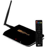 Receptor TV Box GoSat Plus HD FTA - Negro