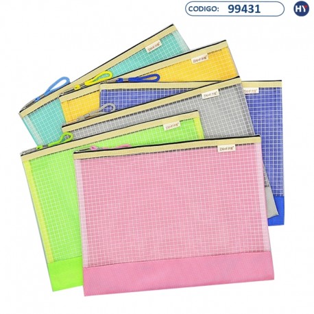 Carpeta Bolsa Archivador Tamaño A4 - Varios Colores - F0403