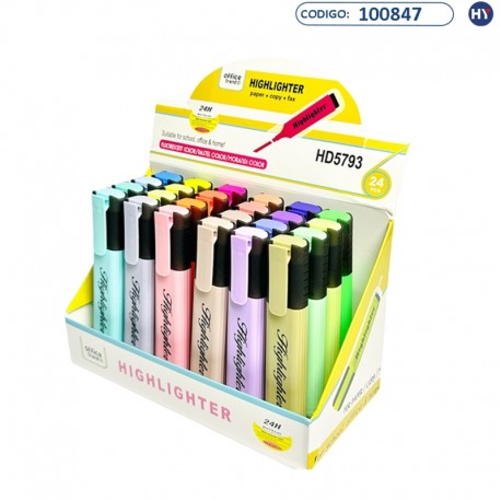 Marcador de Texto - Highlighter HD5793 - 24 unidades - F0334