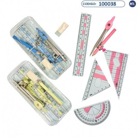 Kit Geometria con Estuche 6 en 1 - F0151