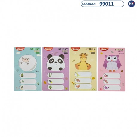 Notas Adhesivas Weibo Sticky Note - Animales - F0480