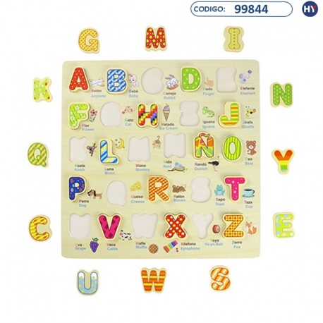 Tablero Rompecabezas Alfabetico Infantil - F0087