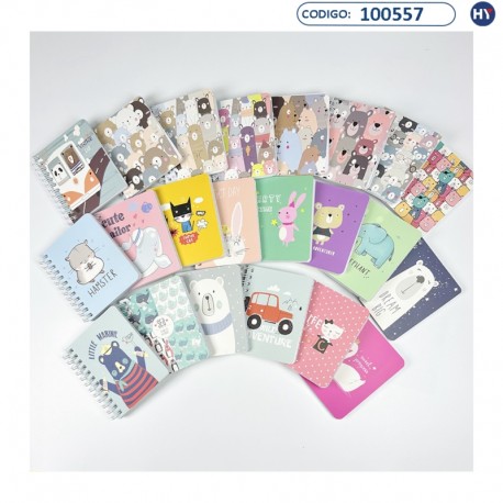 Mini Agendas Cute Design - Varios Diseños - F0295