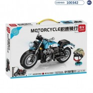 Brinquedo LEIBAO Blocos de Montagem de Motocicleta 8150 de 428 peças (F0251)