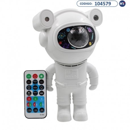 Mini Projetor Astronauta com Controle Remoto - M0149