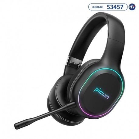 Headset Picun P80S con Bluetooth y Micrófono - Negro