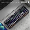 Teclado Gamer ELG Shooter Mechanical Switches Cherry Blue - Negro