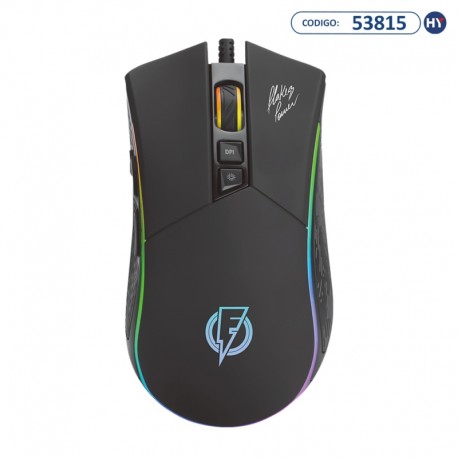 Mouse Gamer Flakes Power - ELG - EPIC - RGB - 4800 DPI - 7 botões - FLKM001 - Preto