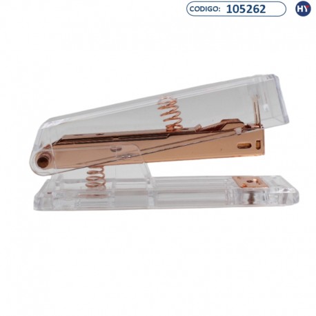 Grampeador Transparente com Cobre - F0447