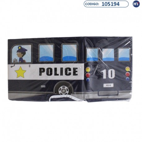 Caja Organizadora de Juguetes - Policia - F0730