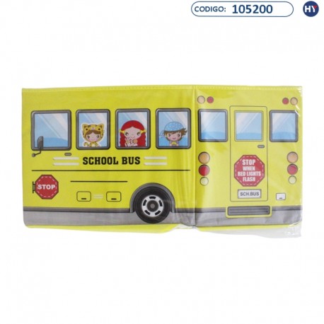 Caixa Organizadora de Brinquedos - Ônibus Escolar - F0728