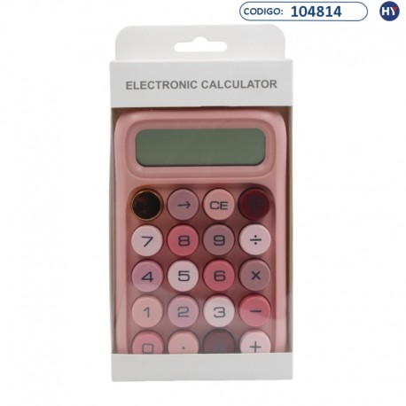 Calculadora Retro Rosa - F0538