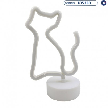 Lâmpada Decorativa Neon Light Home Decor - Gato - F0731