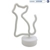 Lámpara Decorativa Neon Light Home Decor - Gato - F0731