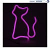 Lâmpada Decorativa Neon Light Home Decor - Gato - F0731