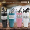 Garrafa Térmica L6003 Classic Bottle com Canudo 900ml - Várias Cores