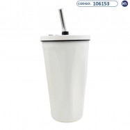 Vaso Térmico L6015 Vacuum Insulated de 600ml con Pajilla - Varios Colores