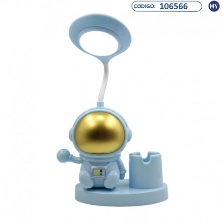 Lâmpada LED Infantil Astronauta com Porta Lápis No.516 - C035