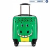 Maleta Infantil de Viagem 3D Tamanho 18" Crocodilo Verde - F0660