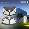 Lámpara LED Solar con Sensor BK-100