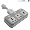 Zapatilla Eléctrica ANSTY EXK-08 2.4A / 2 USB + 2 Enchufes - (EU)