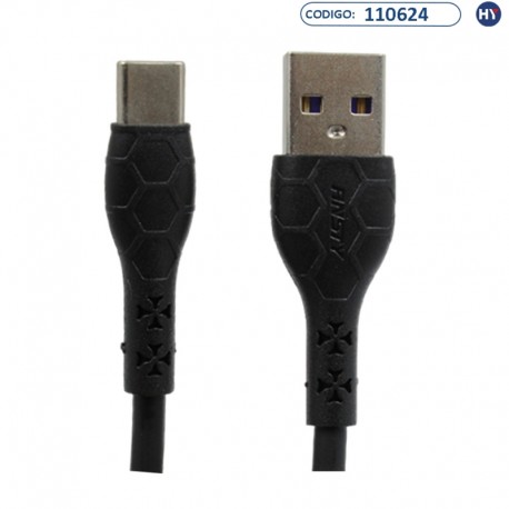 Cabo Conector ANSTY Z-032-T de 1 Metro USB-C 3.A