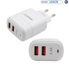 Cargador Fuente ANSTY C-048-T / 2USB con Cable USB-C 3.4A