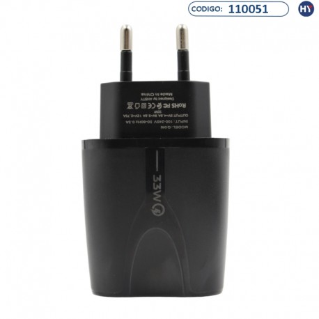 Carregador Fonte ANSTY Q-046-A de 33W com Cabo Micro-USB