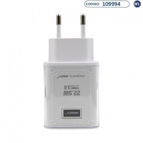 Cargador Fuente ANSTY Q-032-I con Cable Lightning PD.22,5W