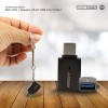 Adaptador ANSTY Mini OTG + Chaveiro UA-01 USB 3.0 / USB-C