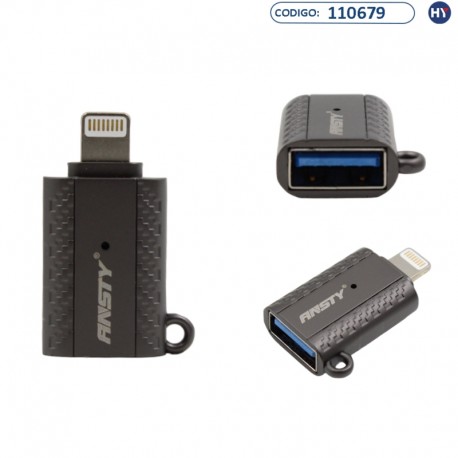 Adaptador ANSTY OTG + Chaveiro UA-02 USB 3.0 / Lightning