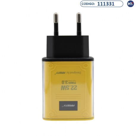 Carregador Fonte ANSTY Q-032-T com Cabo UBS-C PD.22,5W