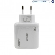 Cargador Fuente ANSTY Q-042-T de 65W con Cable USB-C Velocidad 3.0