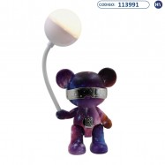 Lámpara LED Infantil Oso Espacial 2306 - Galaxia - Recargable USB