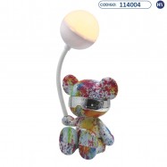 Lâmpada LED Infantil Urso Espacial 2308 - Grafitti - Recarregável USB