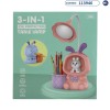 Lâmpada LED Infantil No.HK28-5 Coelho com Apontador de Lápis - 3 em 1 - 2310 USB