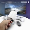 Mini Projetor Super Gamer G300 Pro 2 em 1 - 20000 Jogos - Chromecast Built-in - Branco